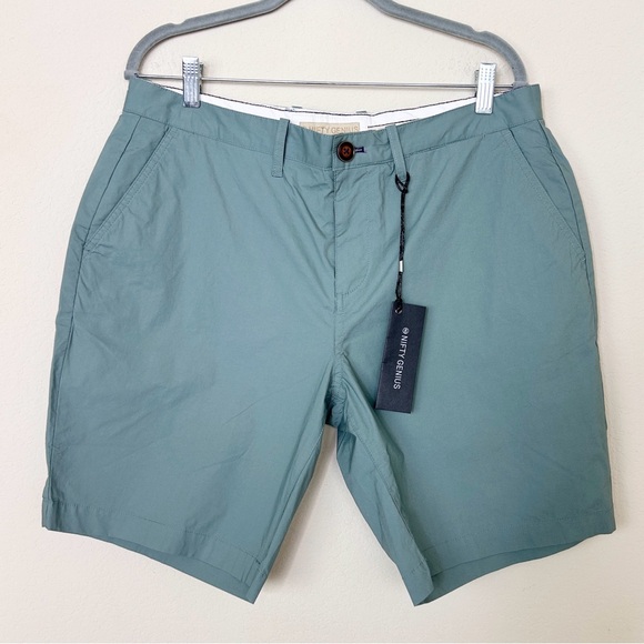 Nifty Genious Other - NWT - Nifty Genius Mens Chino Shorts Size 33 Seafoam
